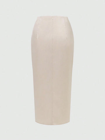 Privé Pleated Midi Skirt For Women