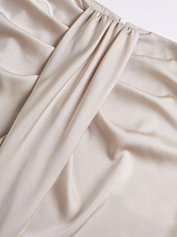 Privé Pleated Midi Skirt For Women