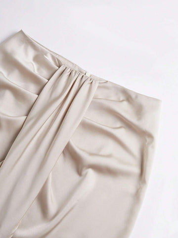 Privé Pleated Midi Skirt For Women
