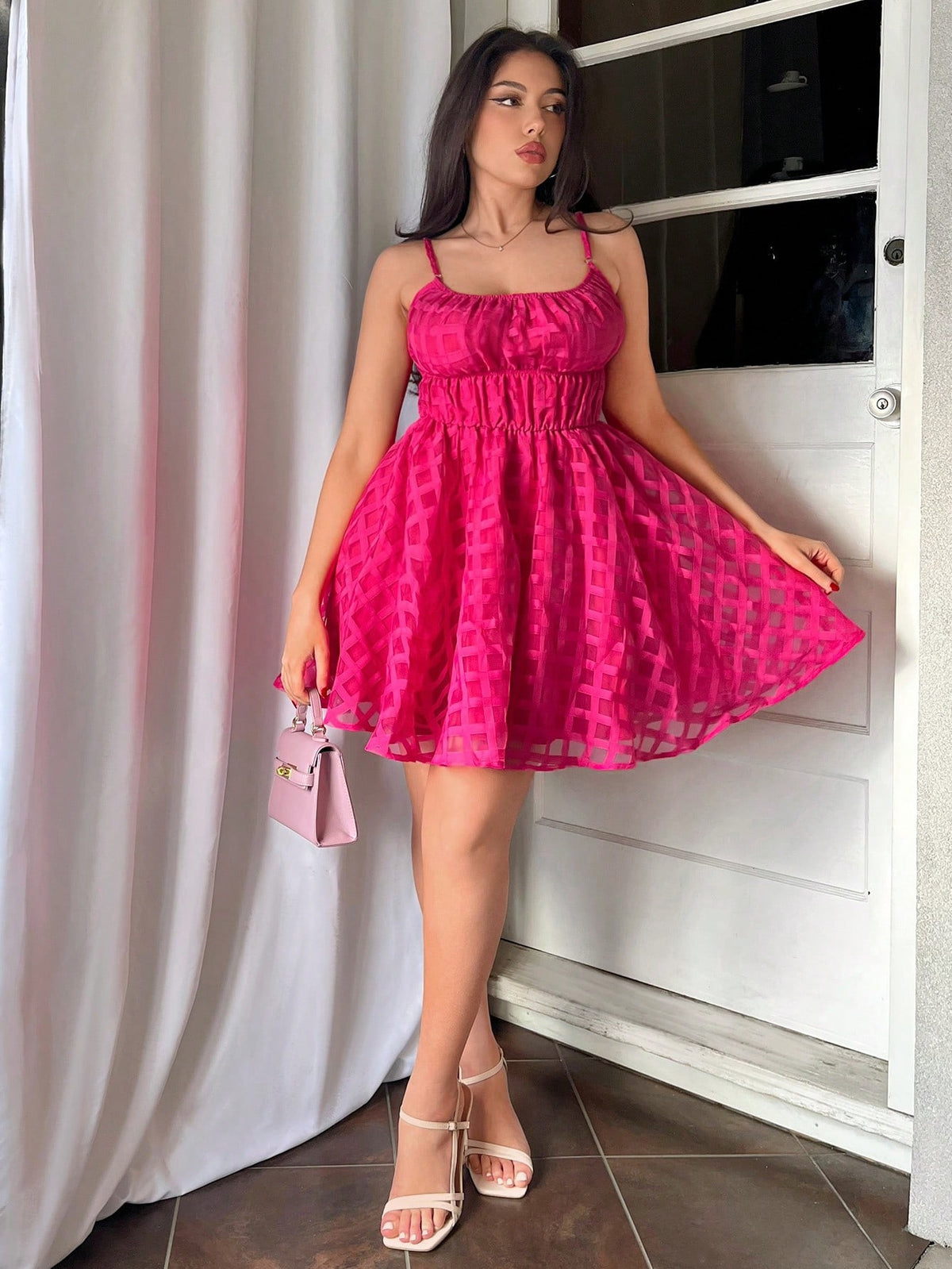 Solid Color Women'S Spaghetti Strap Dress