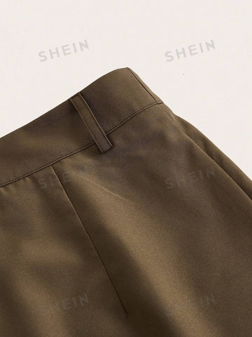 Privé Solid Straight Leg Pants