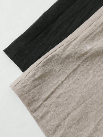 Privé Women'S Casual Elastic Waistband Shorts 2pcs/Set