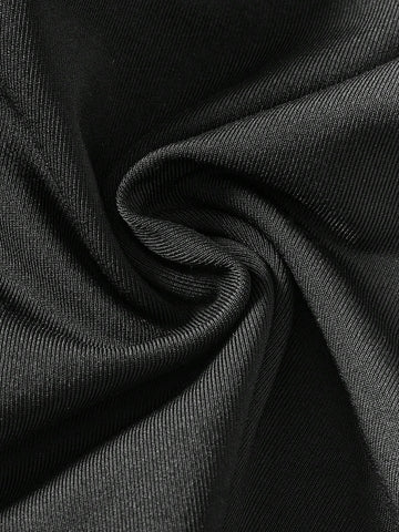 Women 3 Pieces Set Summer One Shoulder Sleeveless Top, Strapless Tube Top And Houndstooth Hem Casual Skirt