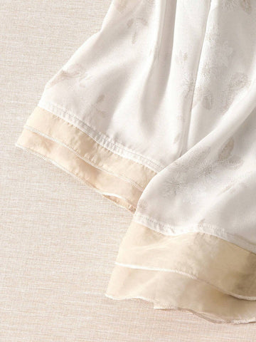 Privé Women Elegant And Simple Long Sleeve Chiffon Blouse