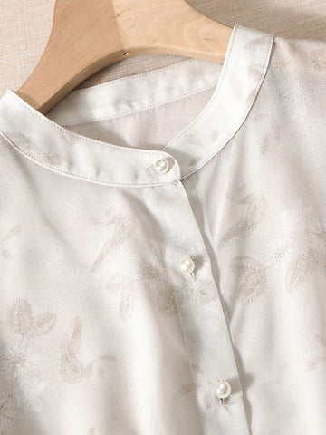 Privé Women Elegant And Simple Long Sleeve Chiffon Blouse