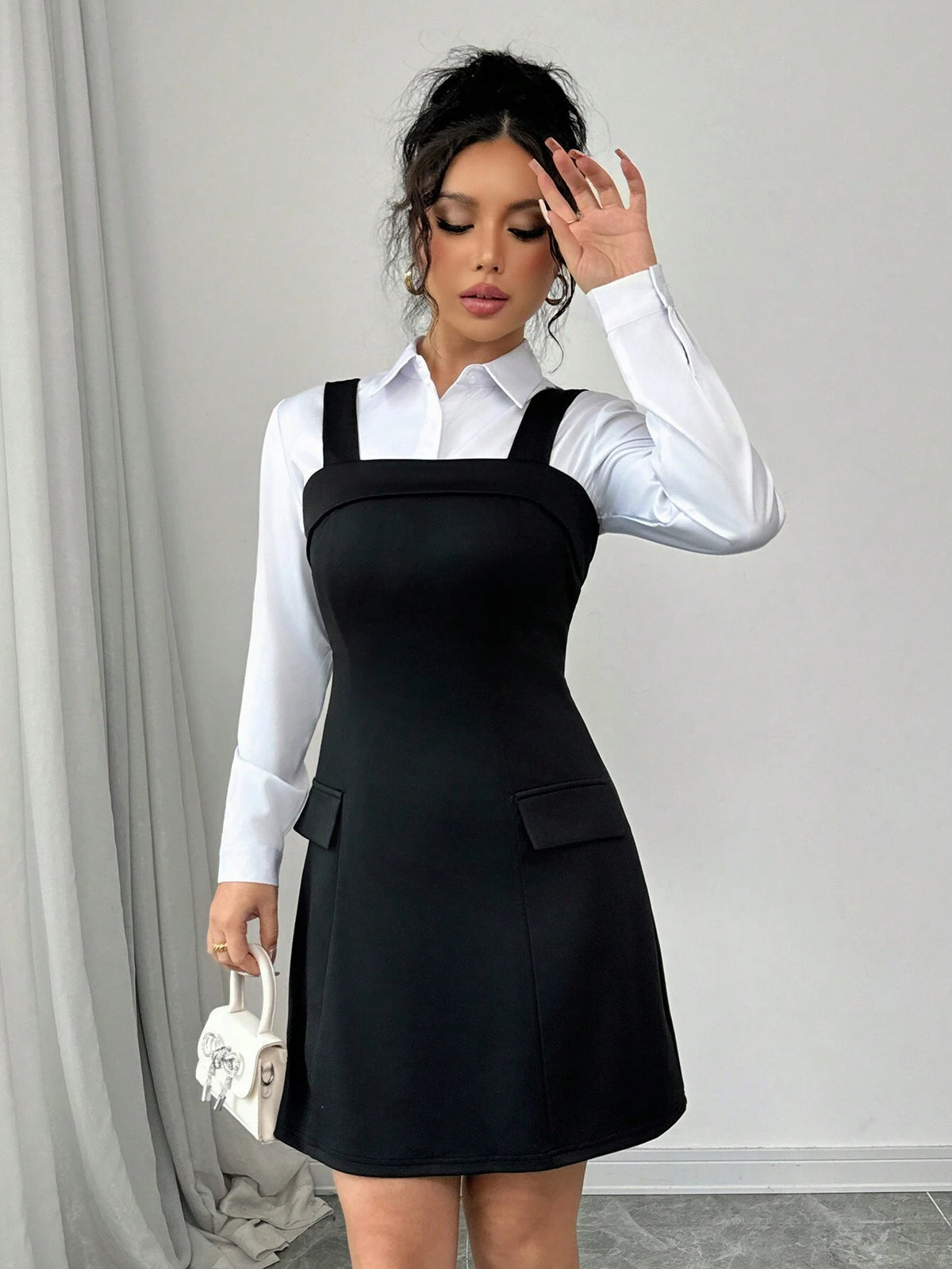 Women Elegant Casual Dress, Minimalist Fashion For Everyday Wear