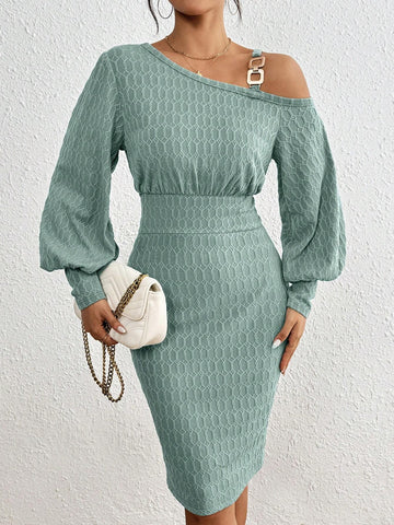 Women Elegant French Style Knitted Dress
