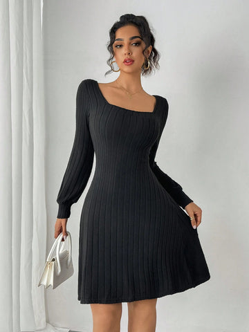 Women Elegant Short Dress With Mesh Butterfly Embroidery Patchwork Long Sleeve