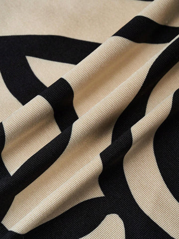 Women Exaggerated 3D Floral Decor One Shoulder Sleeveless Jumpsuit And Pleated Skirt Gorgeous Elegant 2pcs Set