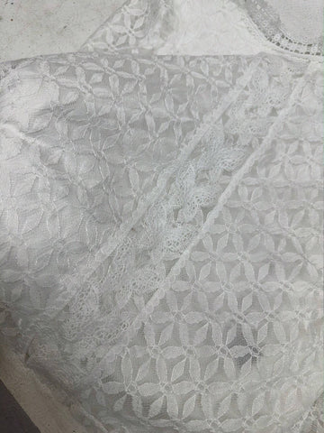 Privé Women Fashionable Elegant Stand Collar Lace Long Sleeve Shirt