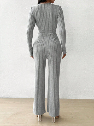 Women's Bodice Twist Knot Jumpsuit