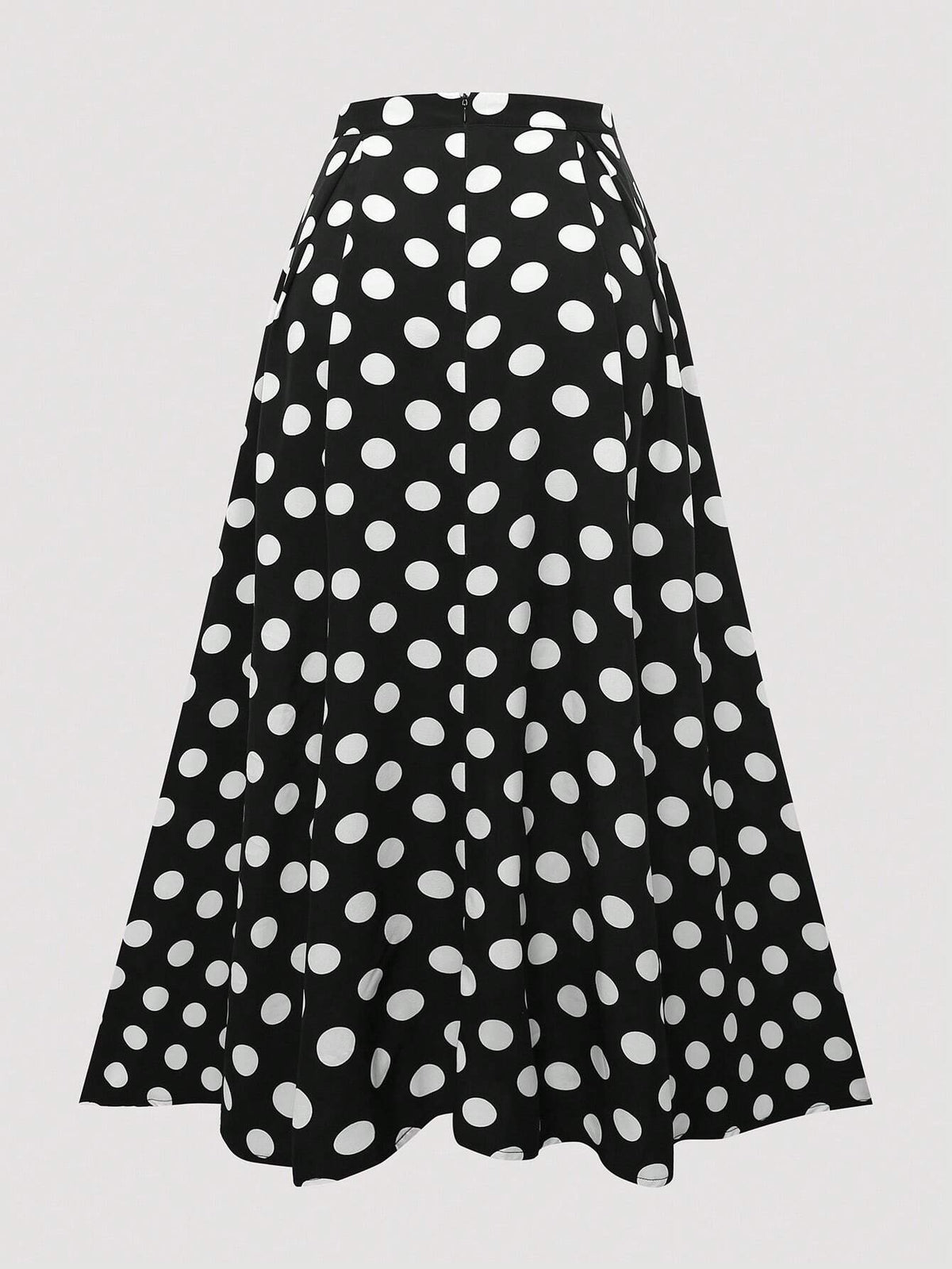 Privé Women's Casual Polka Dot Pattern Long Skirt, Full Swing