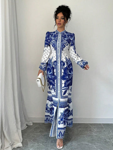 Women's Placement Print Dress