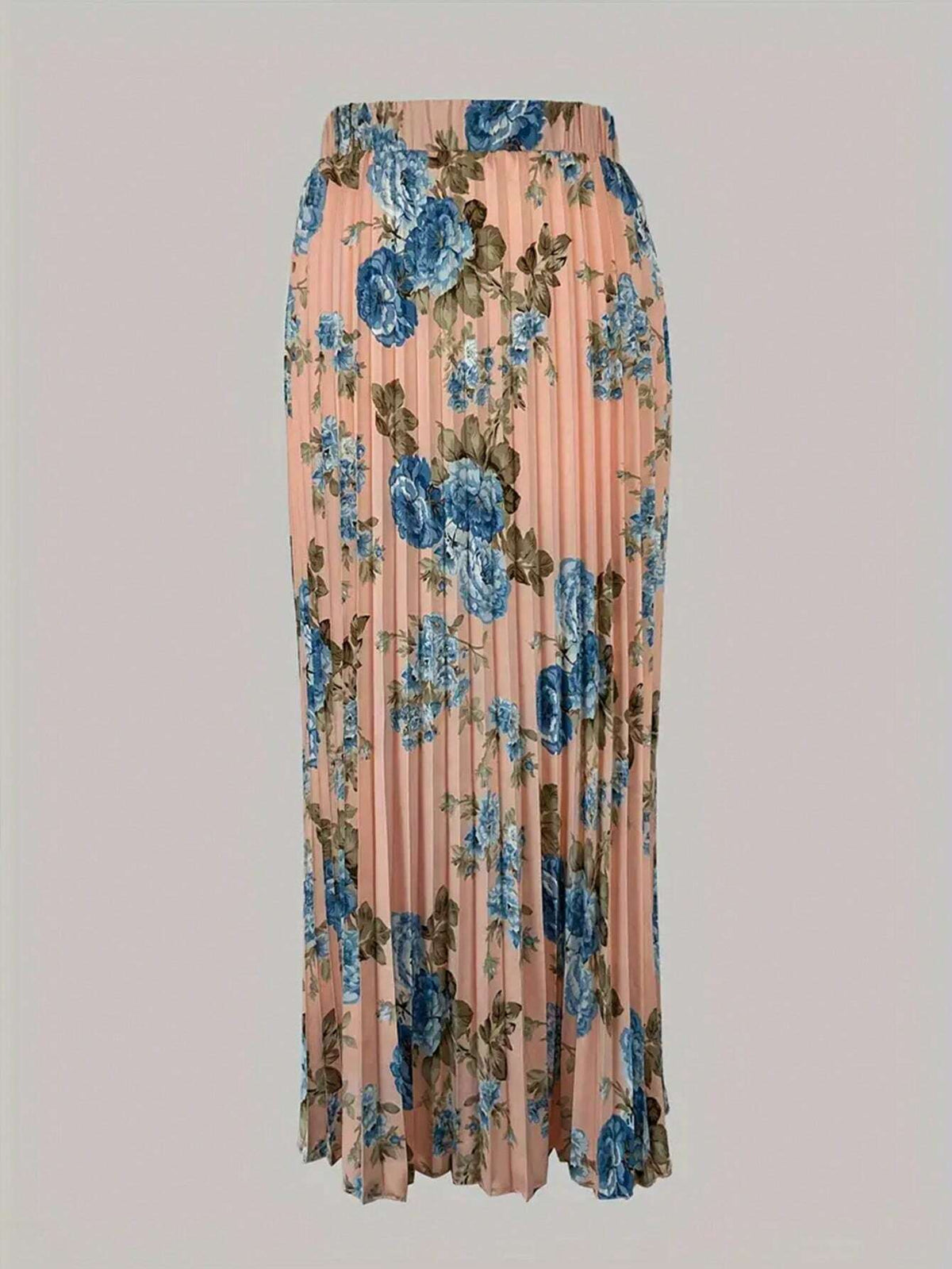 Privé Women's Random Printed Simple Daily Wear Skirt