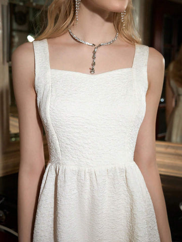 Women's Sleeveless Random Printed Dress
