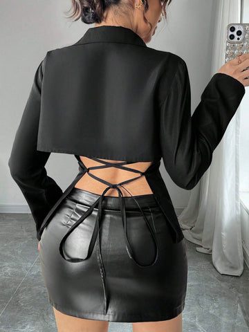 Privé Women's Solid Color Front Button Long Sleeve Casual Shirt