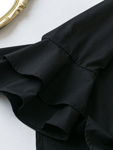 Privé Women's Solid Color Simple Daily Shirt