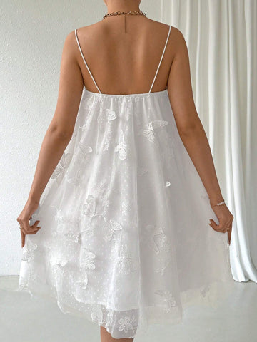 Women's Summer Wedding Daily Elegant Holiday Date INS Music Festival Butterfly Pattern 3d Fabric L