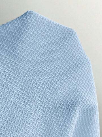 Women's Tweed Contrast Collar Tie Knot Lantern Sleeve Straight Mini Dress, Summer-Autumn