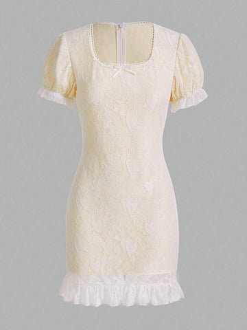 Bowknot Tulle Ballet Style Cute Women Dress