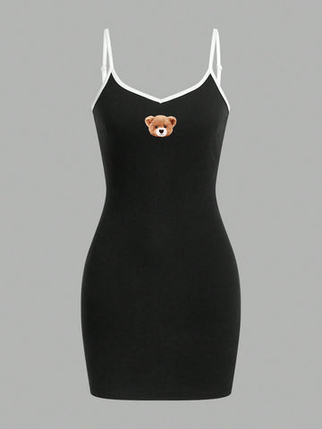 Ladies' Sexy Sleeveless Bodycon Short Dress, Suitable For Summer