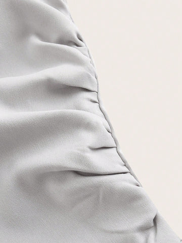 Sleeveless Shirt Collar A-Line Dress