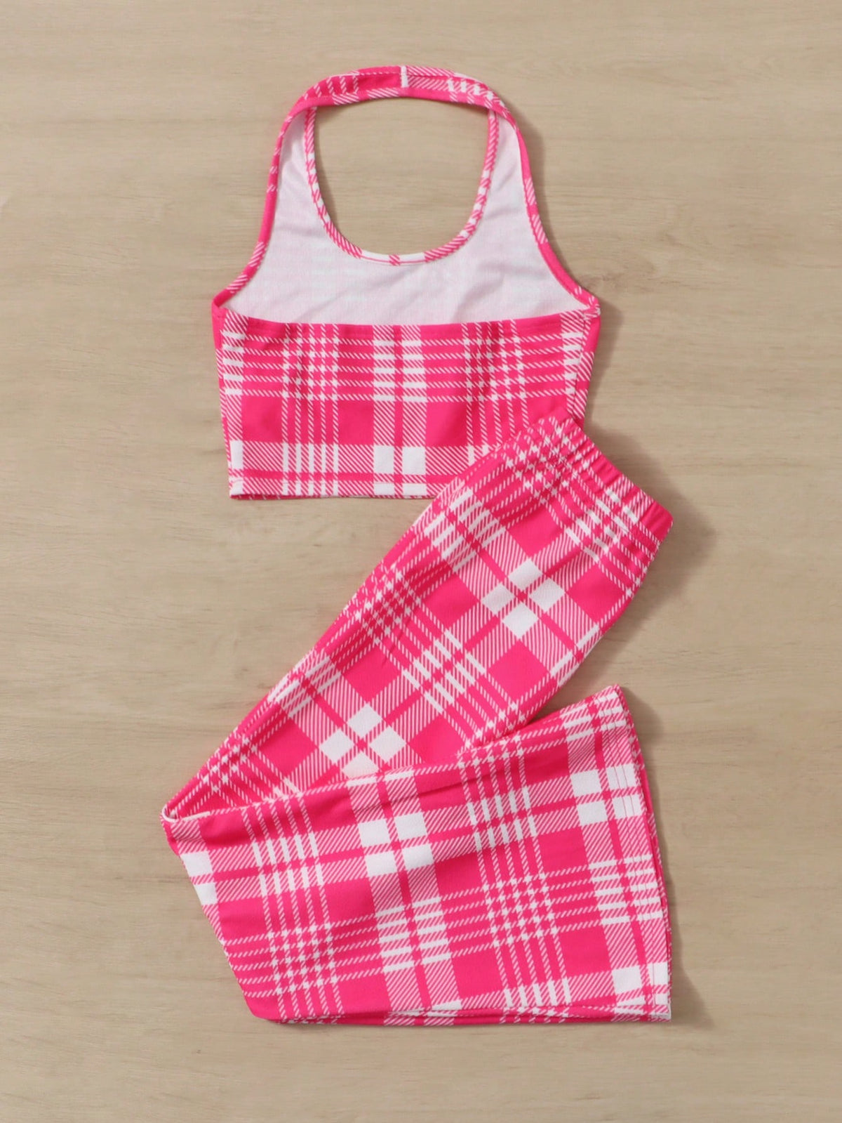 Women'S Plaid Two-Piece Set