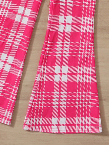 Women'S Plaid Two-Piece Set
