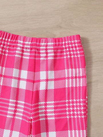 Women'S Plaid Two-Piece Set