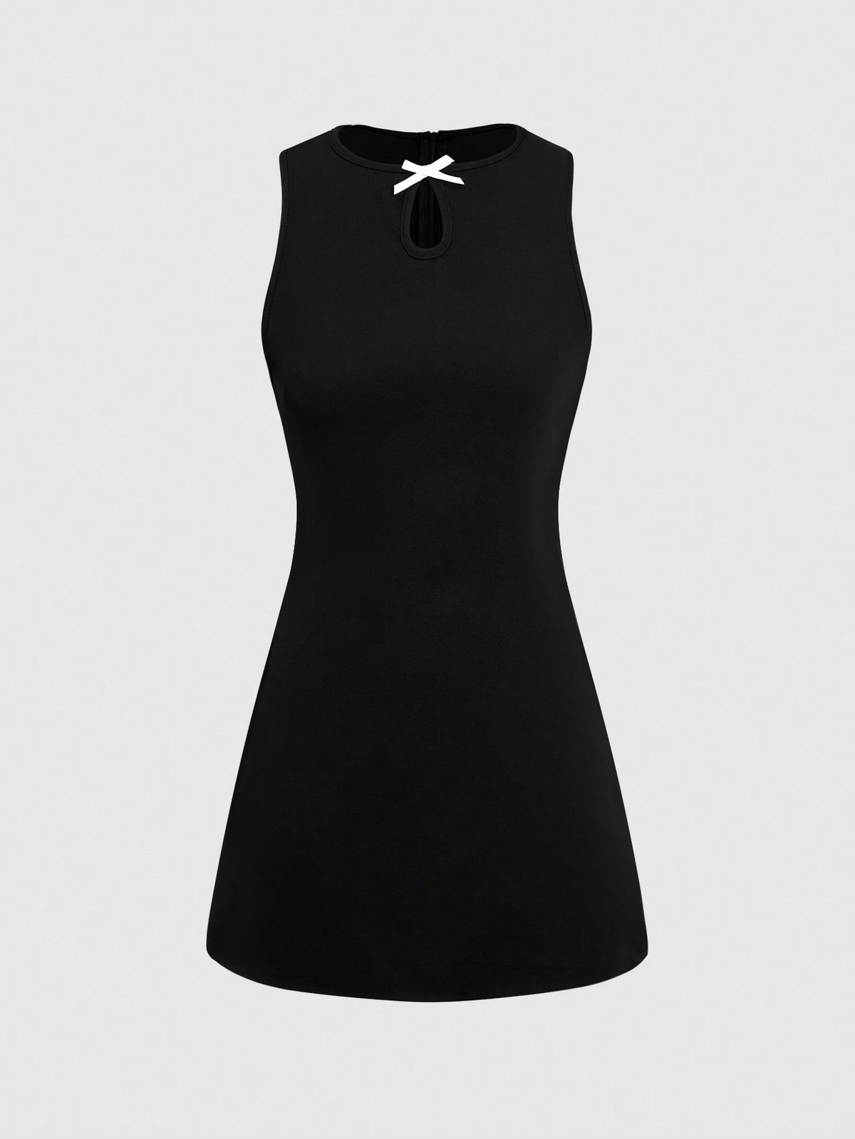 Women's Keyhole Neck Sleeveless Dress