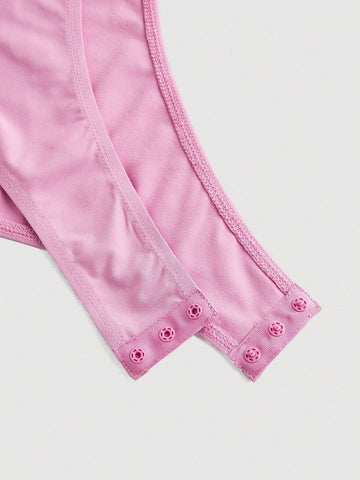 Women's Sleeveless Knitted Halter Neck Bodysuit