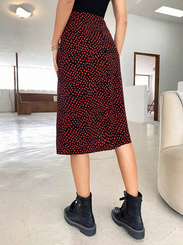 Relaxiva High Split Allover Skirt