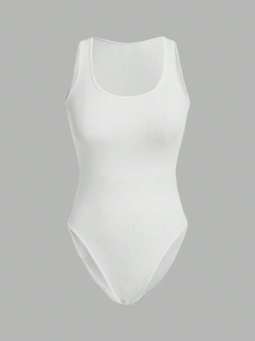 3pcs/Set Slim Fit Women'S Vest Bodysuit