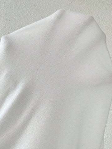 Solid Color Button Half Placket Bodycon Dress