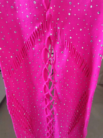 Solid Color Off Shoulder Hollow Out Bodysuit