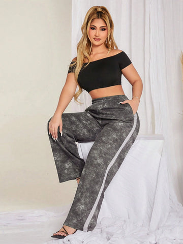 SXY Tie Dye Elastic Waist Sweatpants