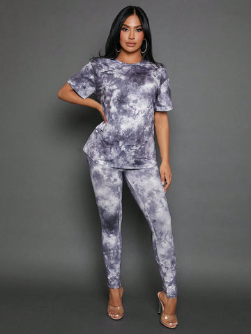 Tie Dye Tee & Leggings