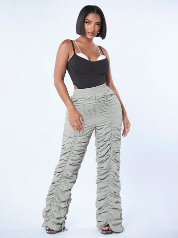 Women'S Faux Two Pieces Sleeveless Bodysuit