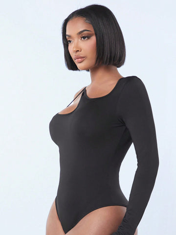 Women'S One Shoulder Hollow Sexy Jumpsuit