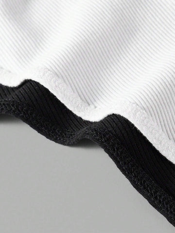 Women Summer Solid Color Round Neck Hollow Out Waist Casual Jumpsuit