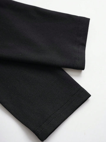 Women's Long Sleeve V Neck Split Wide Leg Jumpsuit