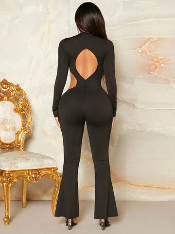 Women's Sexy Cut Out Backless Jumpsuit