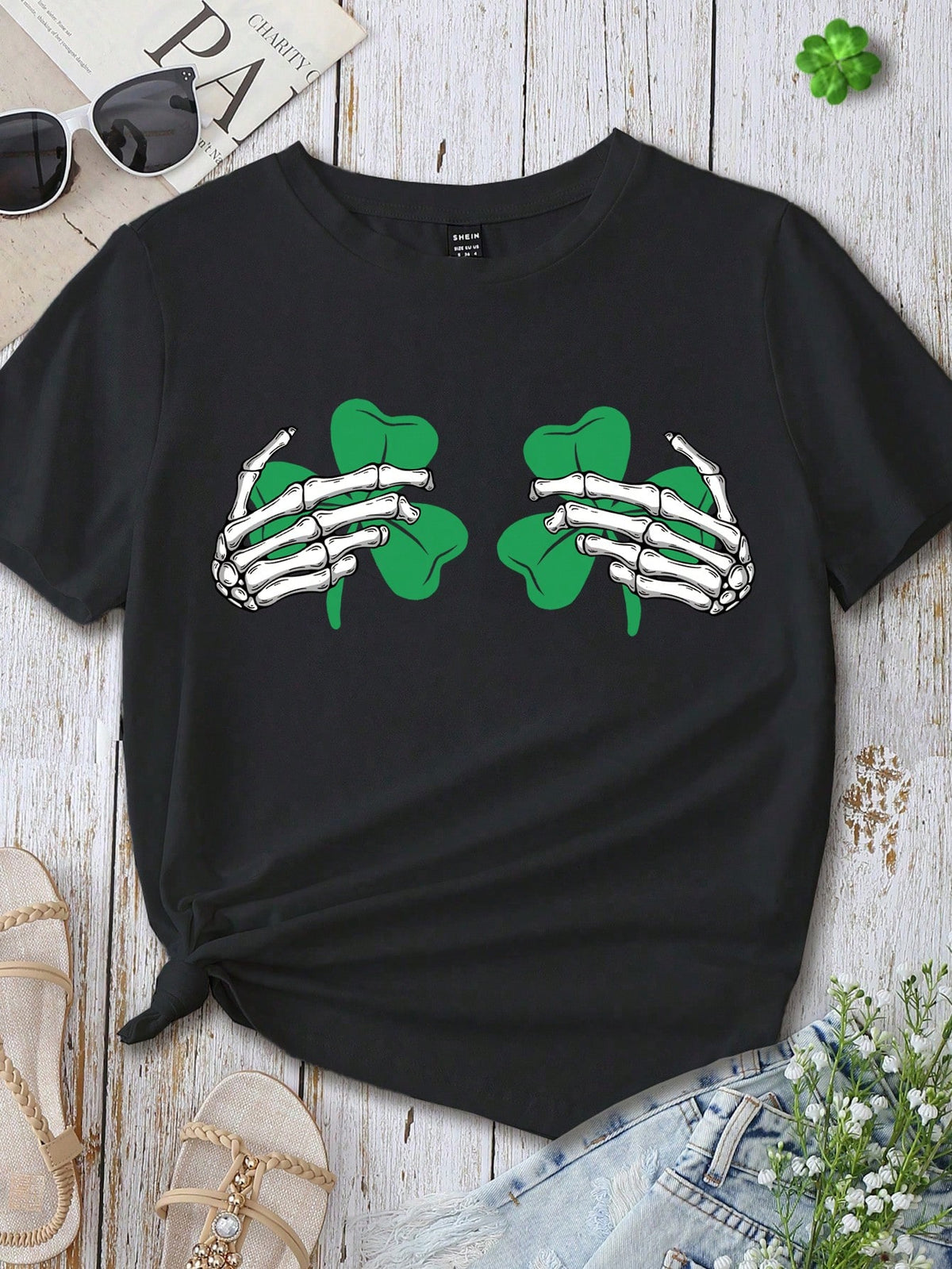 Slayr Casual Loose Crew Neck Short Sleeve Women T-Shirt, Suitable For Summer