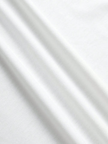 Casual Simple Pattern Round Neck Short Sleeve Loose Fit 2-Piece Set For Women, Suitable For Summer