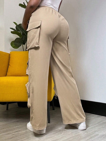 Slayr Casual Street Style Workwear Pocketed Women's Long Pant