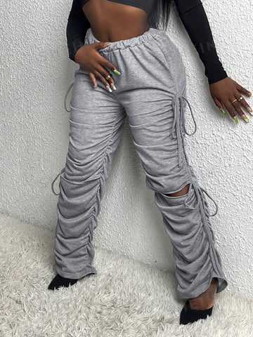 Slayr Drawstring Side Ruched Sweatpants