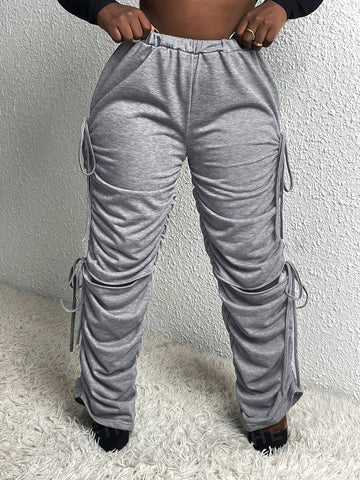 Slayr Drawstring Side Ruched Sweatpants