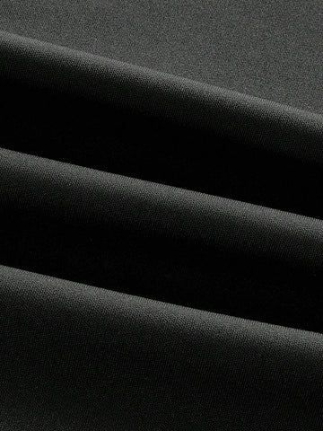 Elegant Office Wear Halter Neck Waist Belt Slim Pocket Jumpsuit Pants