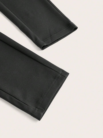 Elegant Office Wear Halter Neck Waist Belt Slim Pocket Jumpsuit Pants