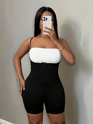 Front Button Short Jumpsuit, Autumn/Winter